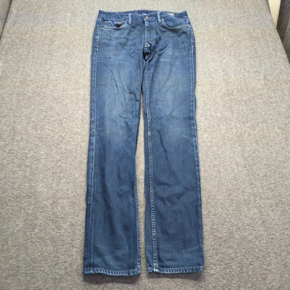 Bonobos Jeans Mens 32x36 Blue Tailored Stretch Casual‎ Preppy